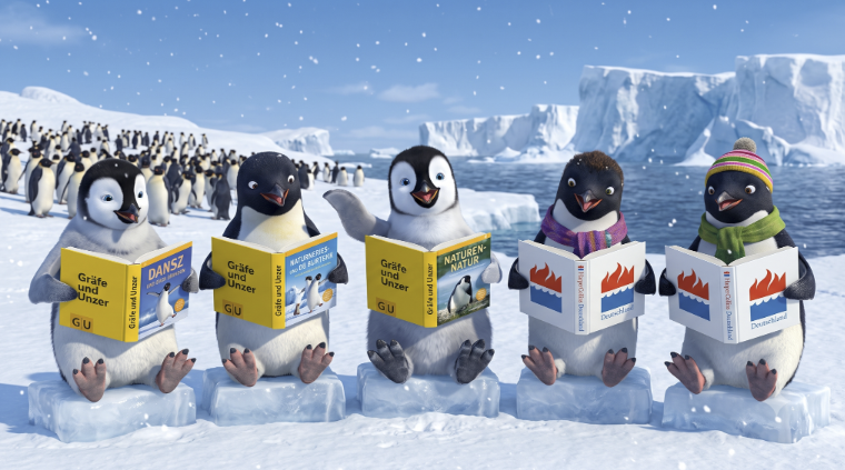 Pinguine lesen GU Bücher.
